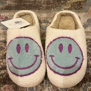 Smiley Face House Shoes